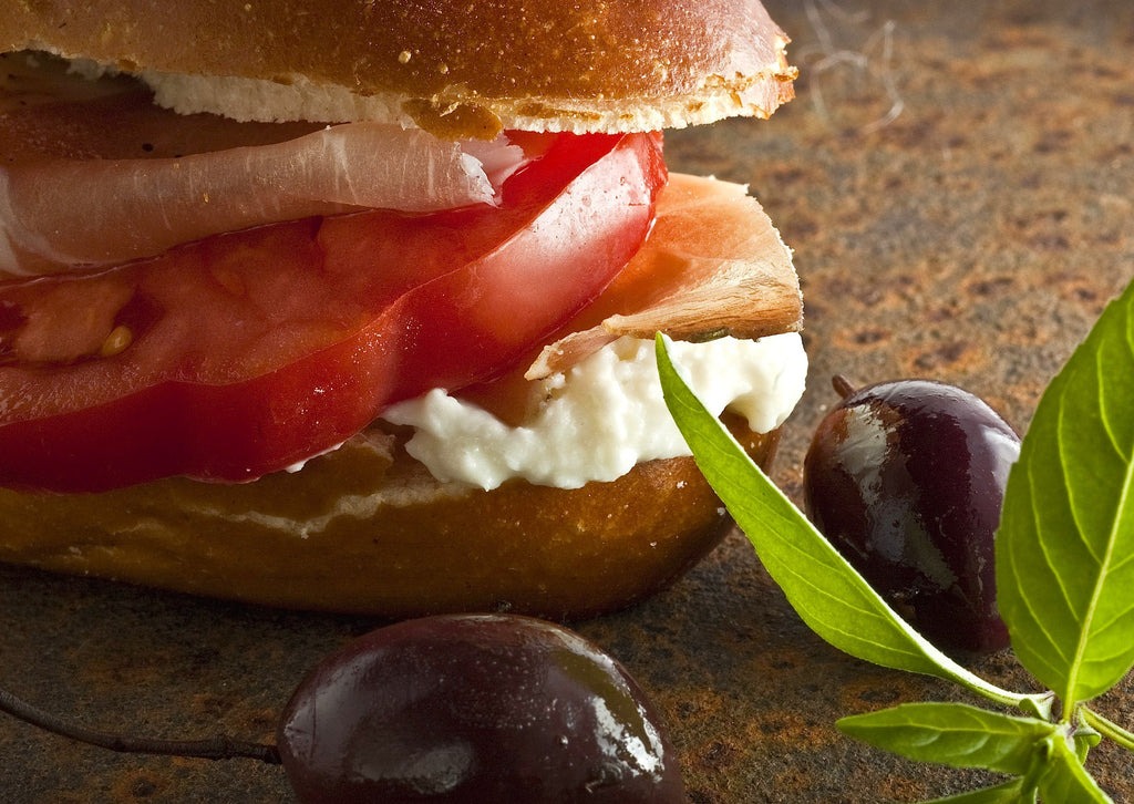Maplebrook Farm Whole Milk Ricotta Cheese in a sandwhich